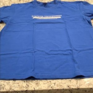 Supreme men’s blue Tshirt
